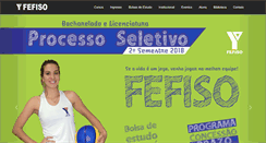 Desktop Screenshot of fefiso.edu.br